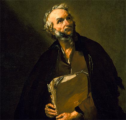 Platón (óleo de José de Ribera, 1637) 
