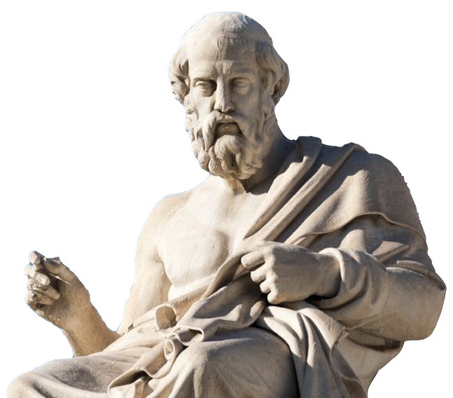 Platón. Leonidas Drosis. Jardín de la Academia de Atenas